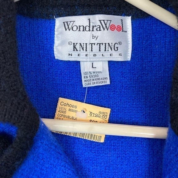 Vintage NWT Wool Sweater Jacket - Picture 3 of 6